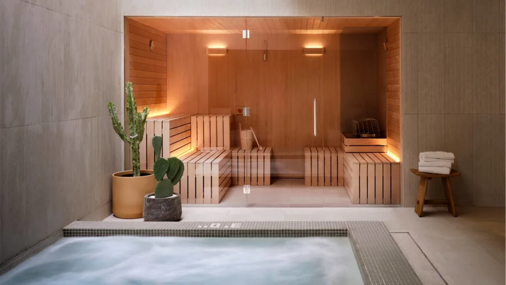 Mii Amo spa sauna and steam room